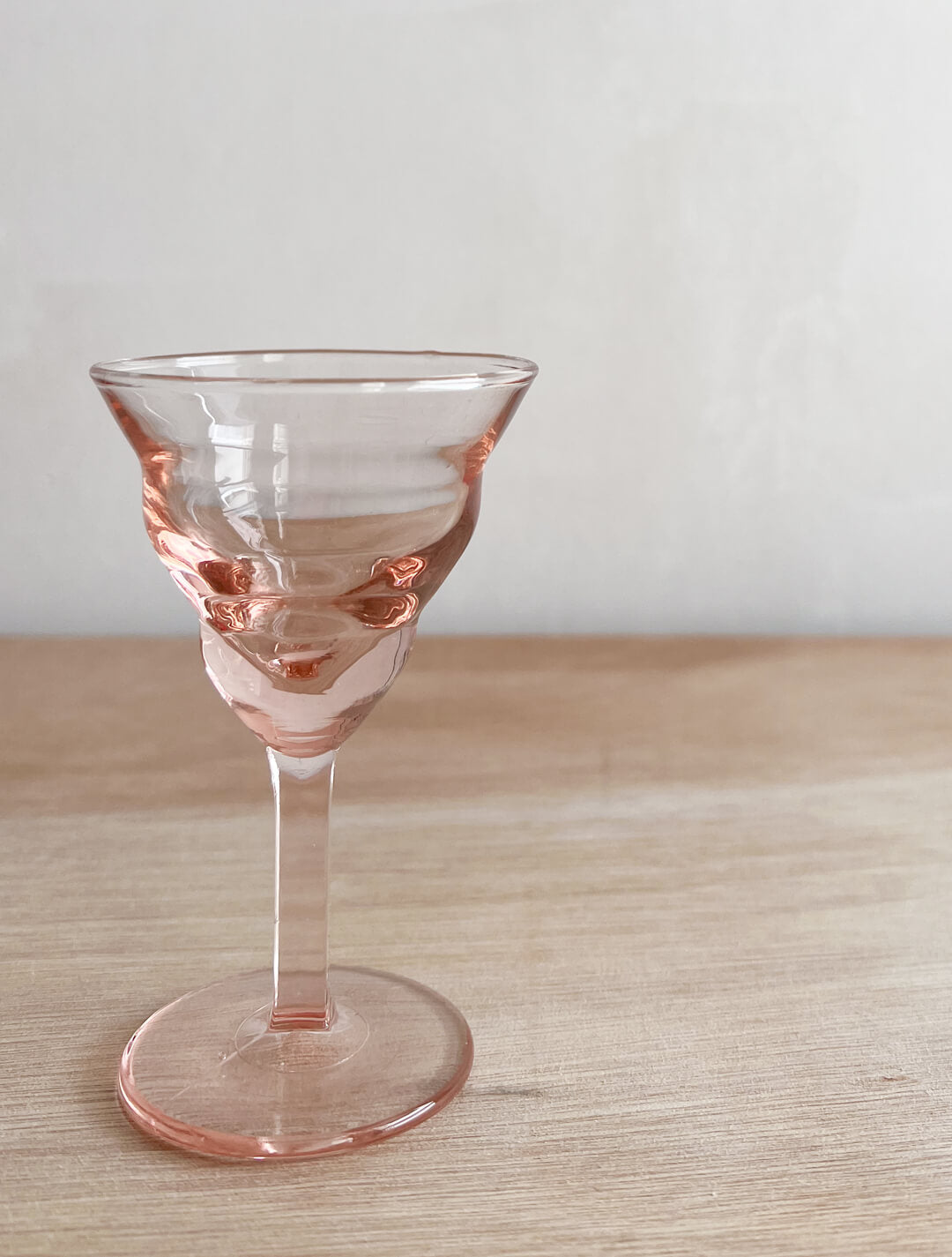 Light Pink Liqueur Glasses