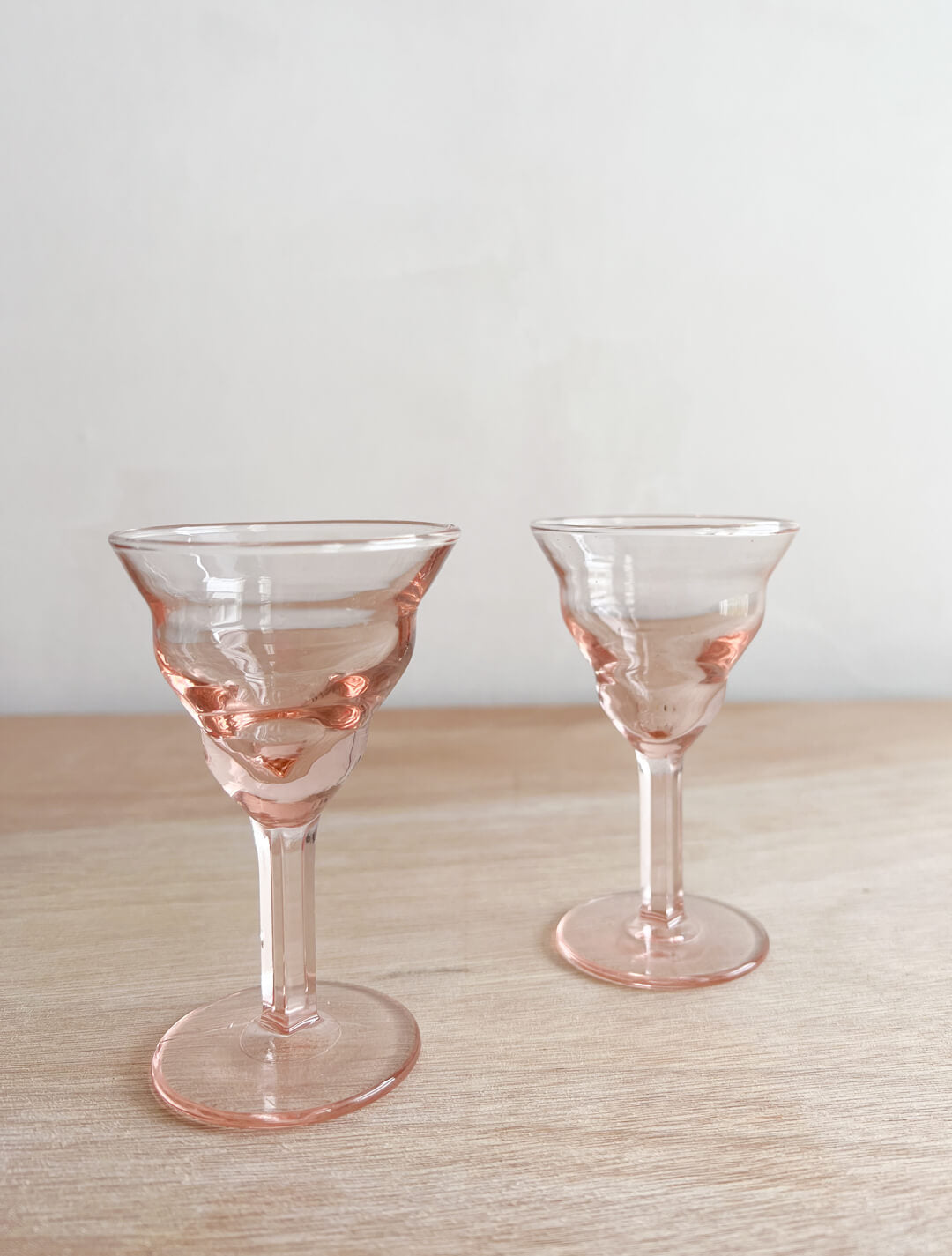 Light Pink Liqueur Glasses