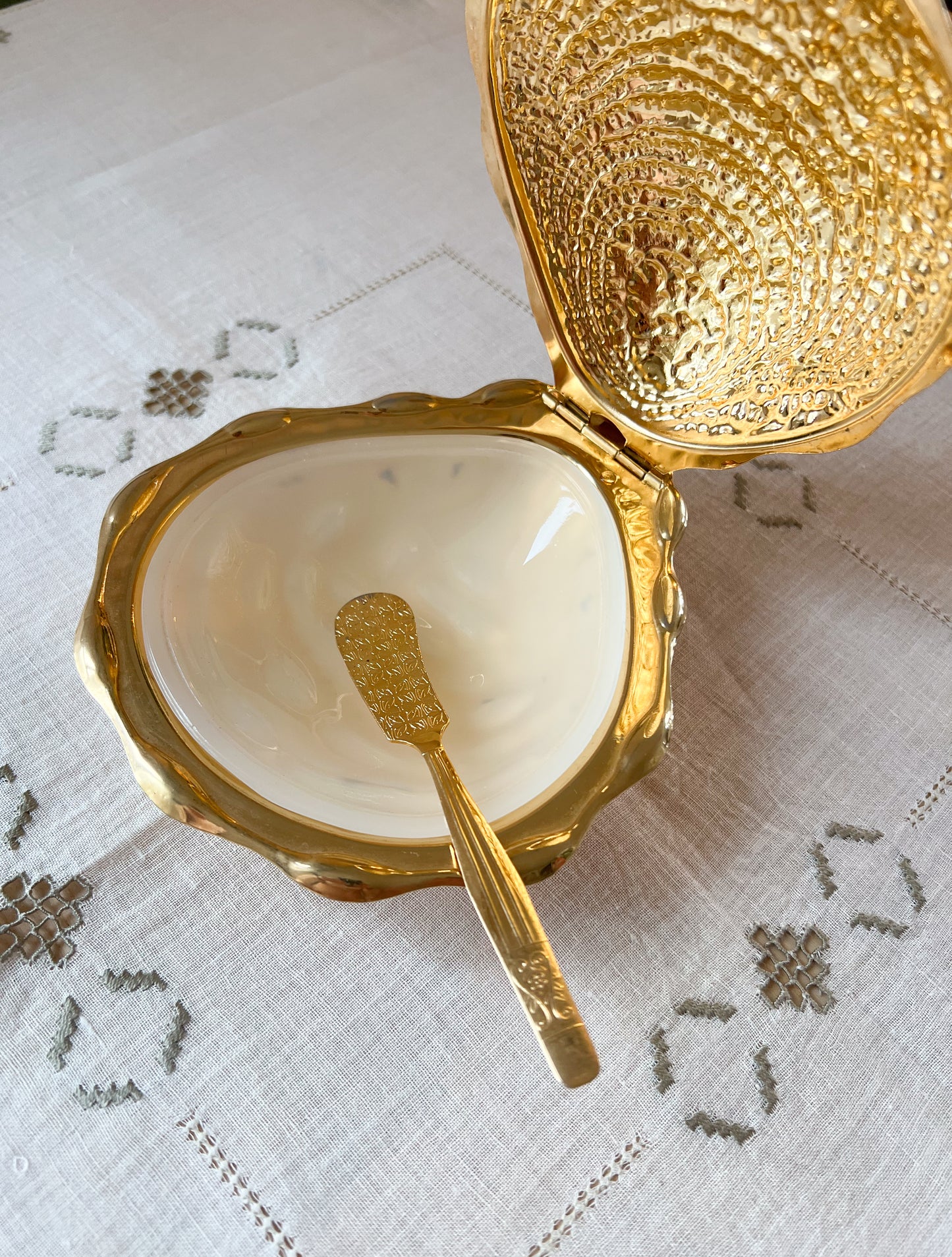 Shell Shaped Butter Dish