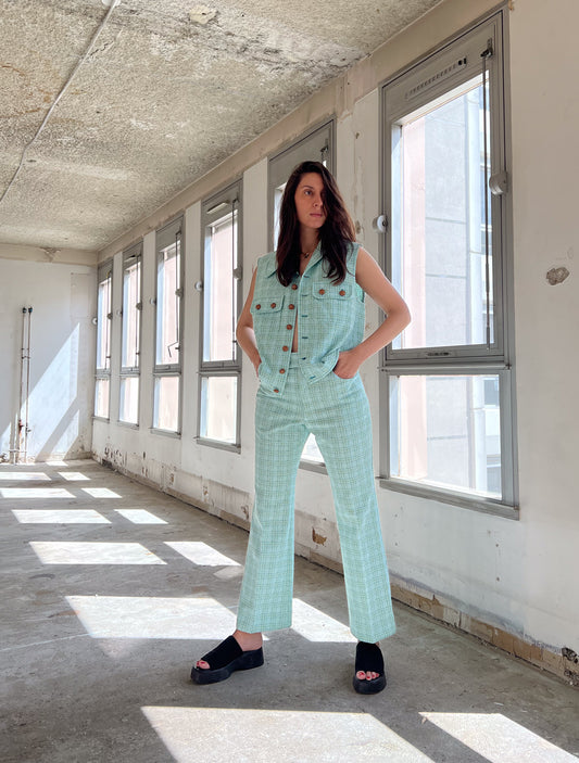 Mint Green Trousers