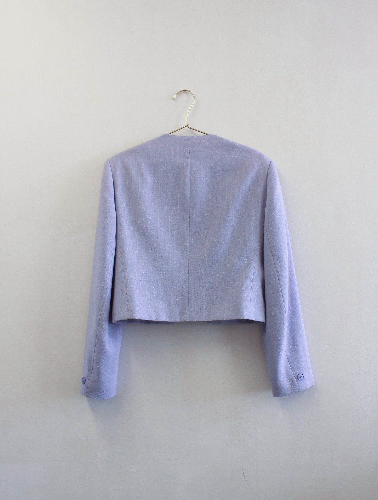 Cropped Violet Blazer