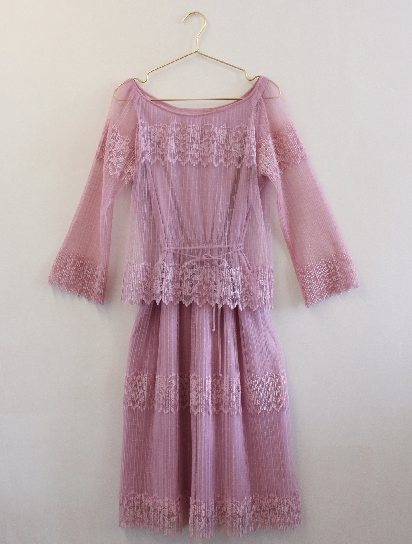 Pink Lace Dress